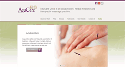 Desktop Screenshot of acucareclinic.com