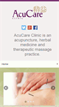 Mobile Screenshot of acucareclinic.com